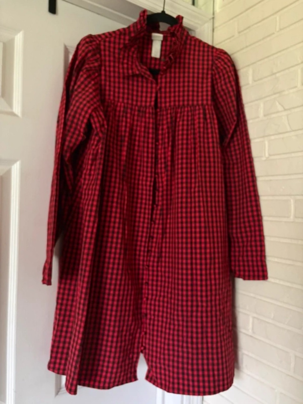 H&M Buffalo Plaid Dress size M
